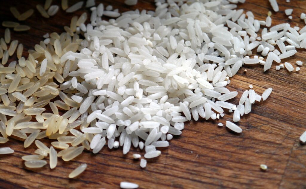 rice, food, grains